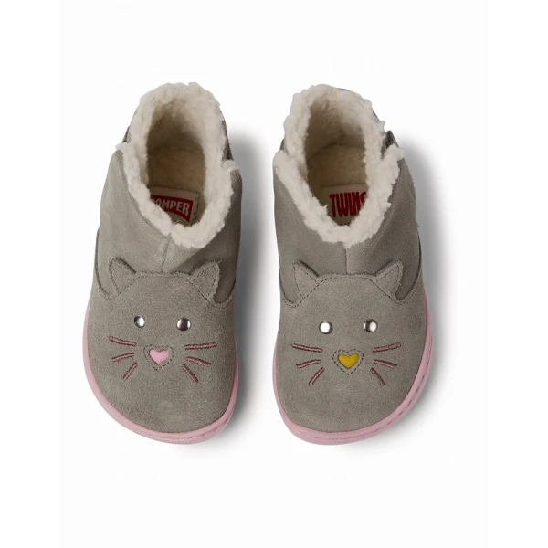 CAMPER KIDS BOOTS GIRL CLUE/PATH BRITNEY GREY