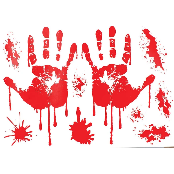 WINDOW STICKERS HALLOWEEN - 8 DESIGNS