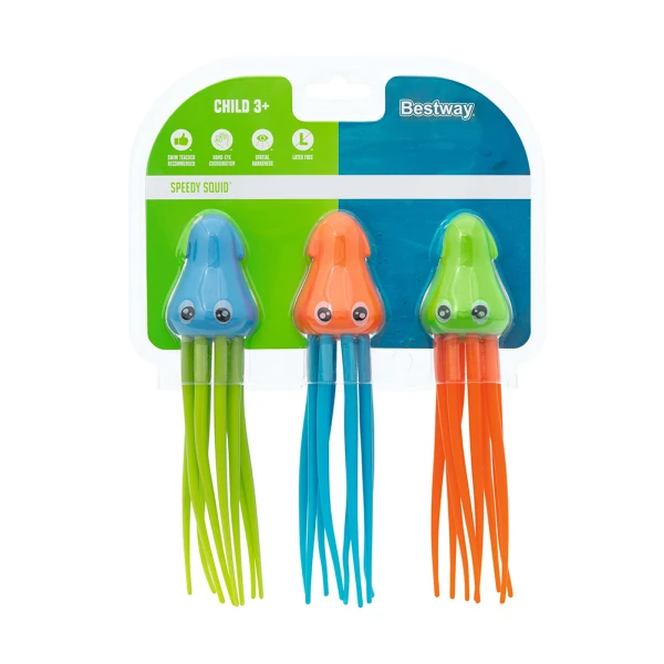BESTWAY SPEEDY SQUID DIVE TOYS SET 3 pcs