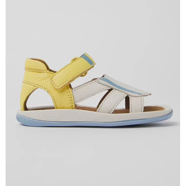 CAMPER KIDS SANDALS BOY BICHO TWINS YELLOW-WHITE