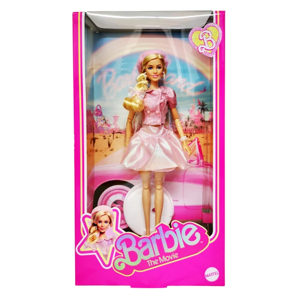 COLLECTIBLE DOLL BARBIE MOVIE - BARBIE PINK BERET