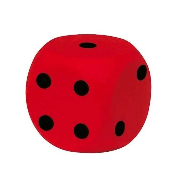 DADO SOFT SPONGE DICE SMALL 10X10 cm - 3 COLOURS