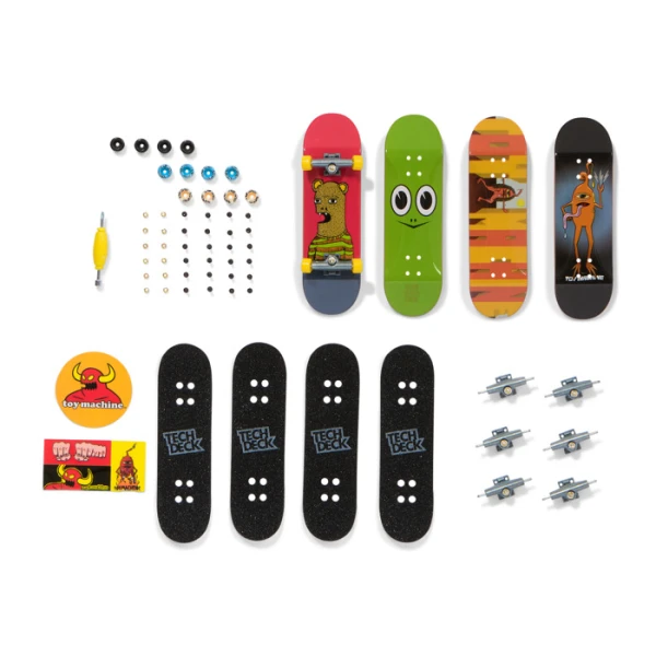 TECH DECK FINGERBOARD MINIATURE 4 pcs