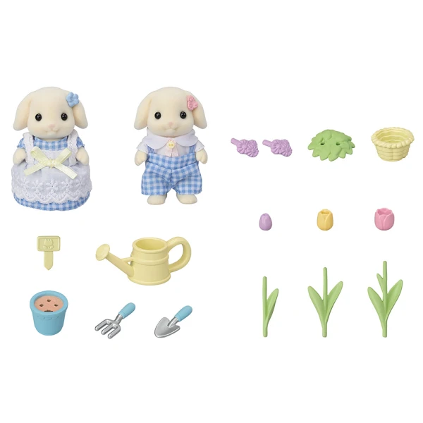 THE SYLVANIAN FAMILIES ΣΕΤ ΚΗΠΟΥΡΙΚΗΣ FLORA RABBIT