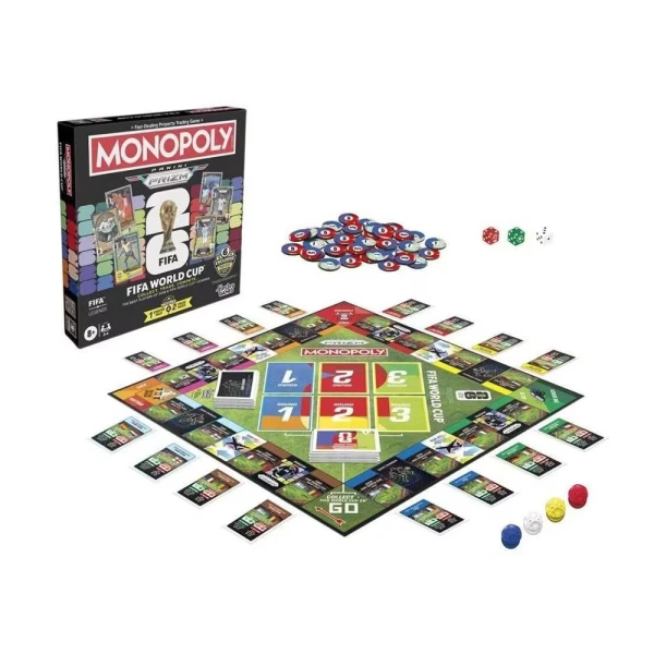 BOARD GAME MONOPOLY PANINI FIFA EDITION - PRIZM FIFA WORLD CUP EDITION CORE GAME