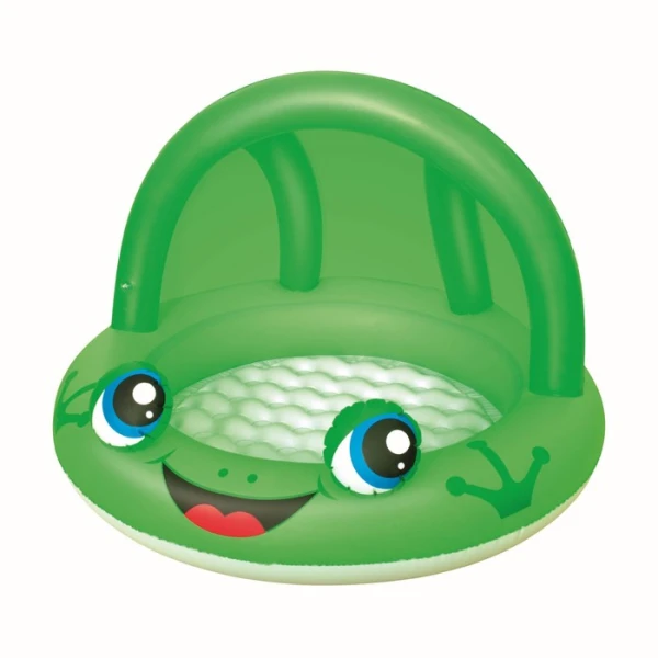 INFLATABLE POOL WITH SUNSHADE 97X66 cm - GREEN