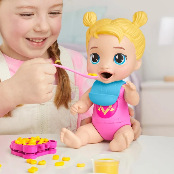BABY ALIVE ΚΟΥΚΛΑ ΞΑΝΘΟ ΜΩΡΟ HARPER - DINNERTIME CREATIONS