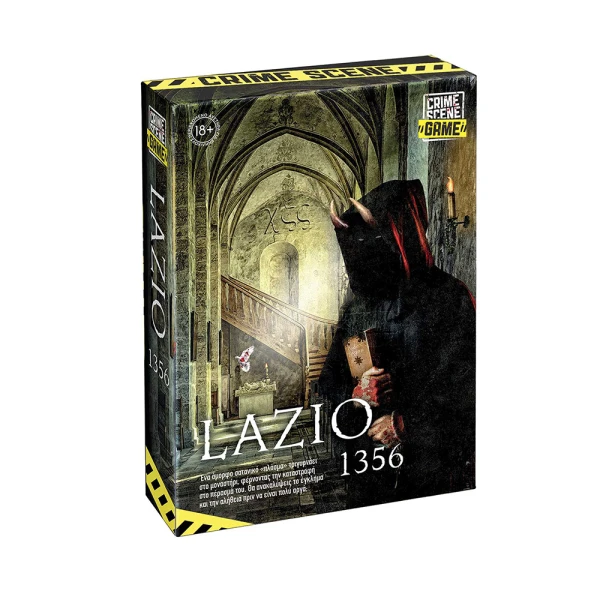 AS GAMES ΕΠΙΤΡΑΠΕΖΙΟ ΠΑΙΧΝΙΔΙ CRIME SCENE LAZIO 1356 ΓΙΑ ΗΛΙΚΙΕΣ 18+ ΧΡΟΝΩΝ ΚΑΙ 1+ ΠΑΙΚΤΕΣ