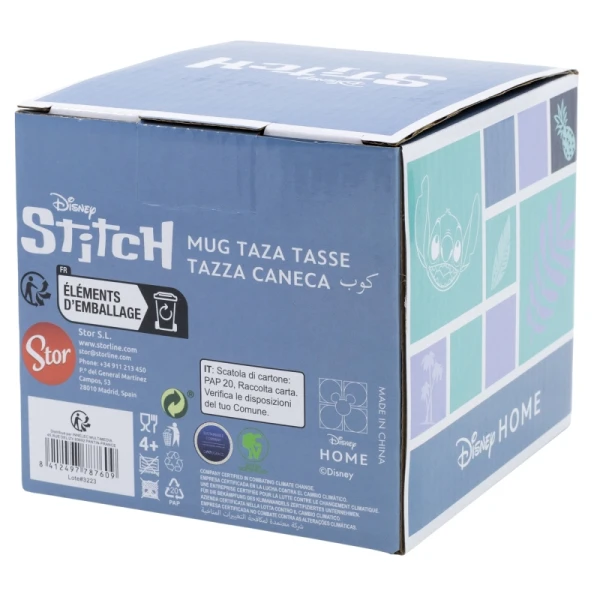 ΚΕΡΑΜΙΚΗ ΚΟΥΠΑ 410ml STITCH PINEAPPLE ΣΕ ΚΟΥΤΙ ΔΩΡΟΥ