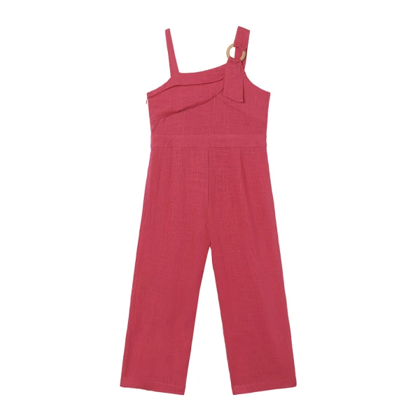 MAYORAL LINEN JOGGING SUIT DARK FUCHSIA