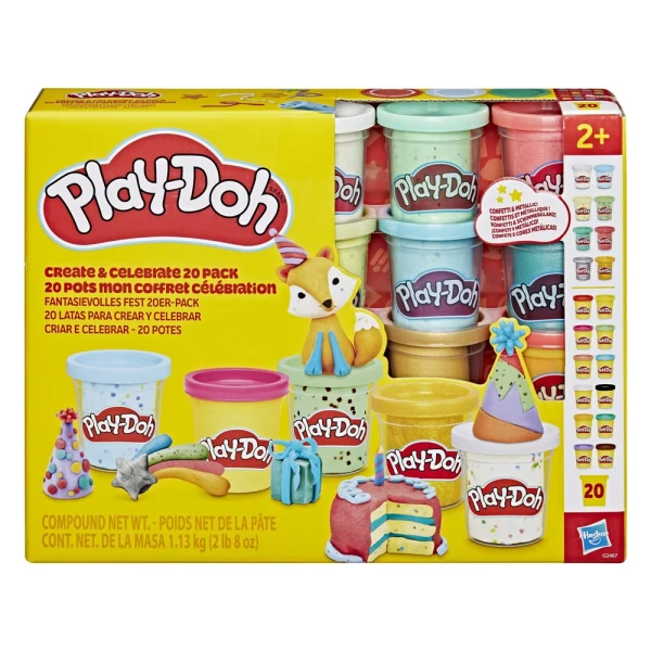 PLAY-DOH CREATE AND CELEBRATE 20 PACK