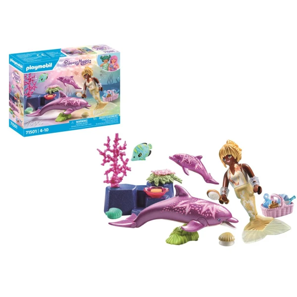 PLAYMOBIL PRINCESS MAGIC MERMAID WITH DOLPHINS