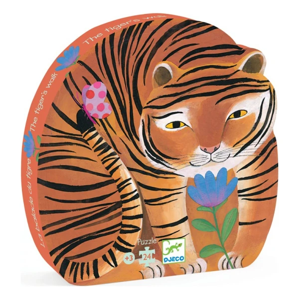 DJECO PUZZLE 24 pcs BOX TIGER
