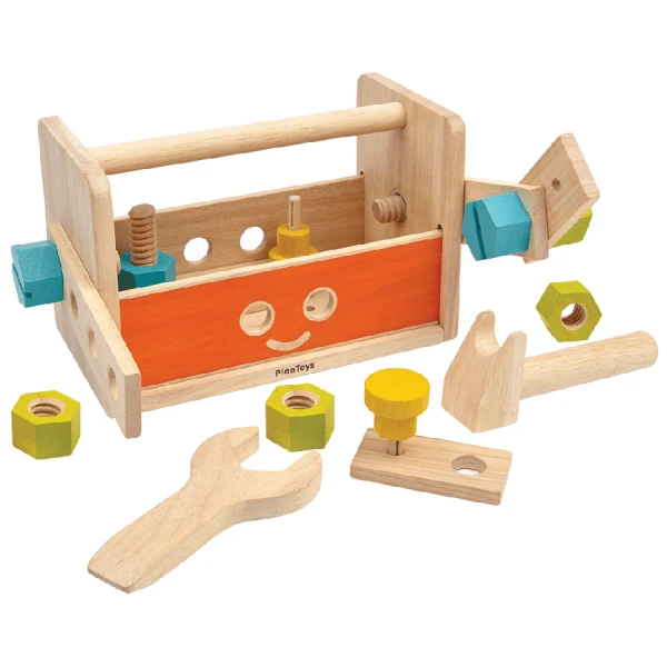 PLAN TOYS WOODEN TOOLBOX