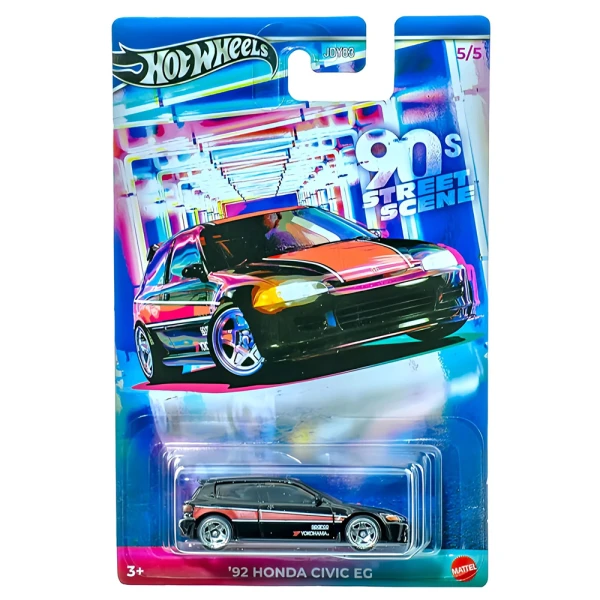 HOT WHEELS CARS - 90s STREET SCENE - \'92 HONDA CIVIC EG 