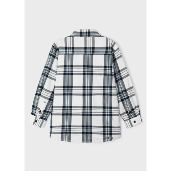 MAYORAL CHECKED SHIRT ICE