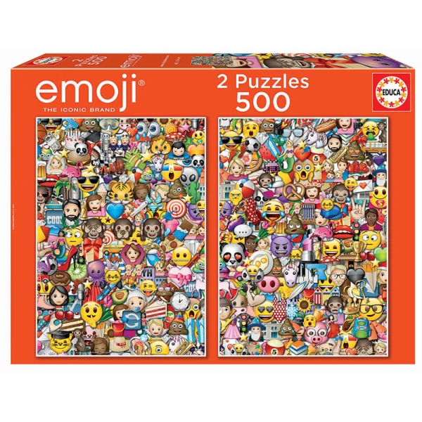 EDUCA PUZZLE 2X500 pcs EMOJI 