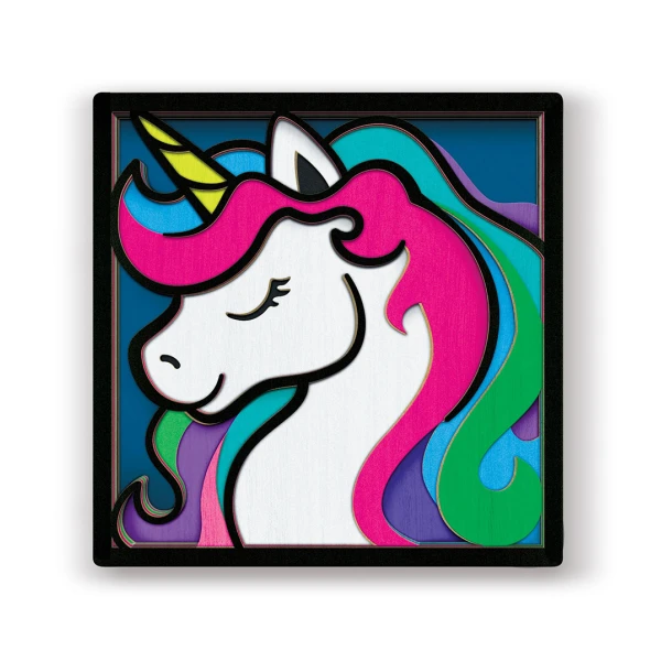 SPLAT PLANET WOODEN 3D PAINT KIT UNICORN