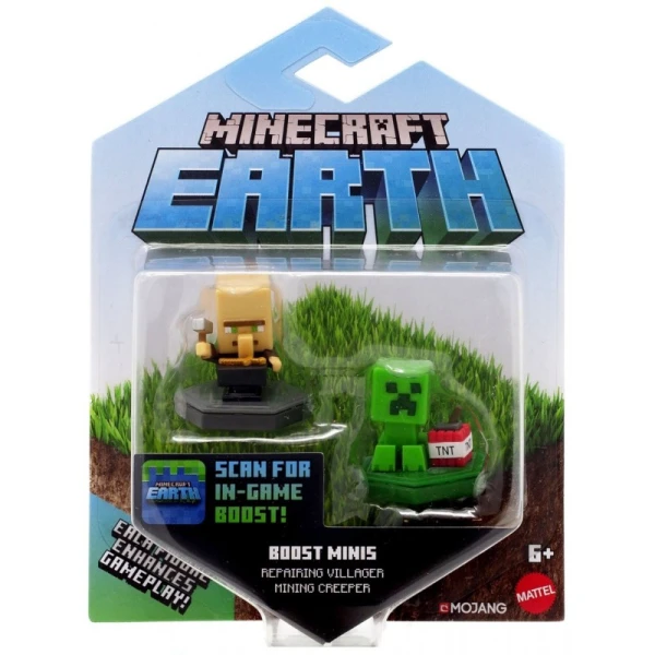 MINECRAFT EARTH MINI ΦΙΓΟΥΡΕΣ ΣΕΤ ΤΩΝ 2 ME ΤΣΙΠΑΚΙ