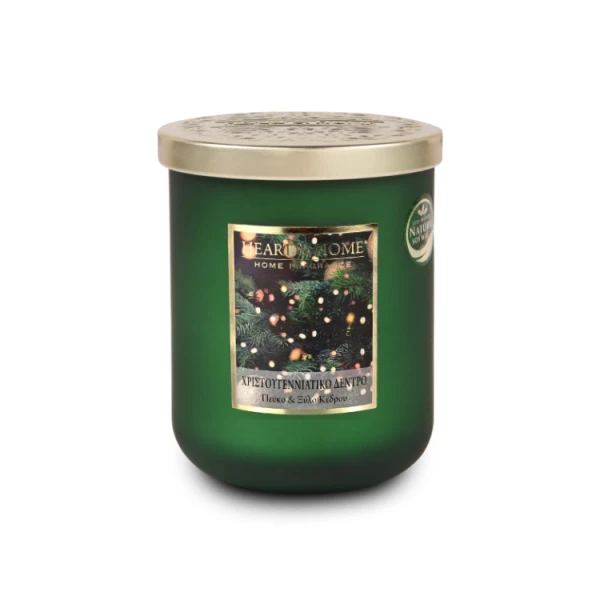 HEART & HOME ΚΕΡΙ ΜΕΓΑΛΟ 340g ΧΡΙΣΤΟΥΓΕΝΝΙΑΤΙΚΟ ΔΕΝΤΡΟ