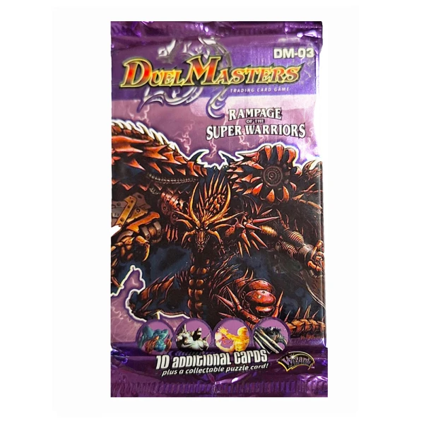 DUEL MASTER CARD GAME RAMPAGE OF THE SUPER WARRIORS BOOSTER DM-03