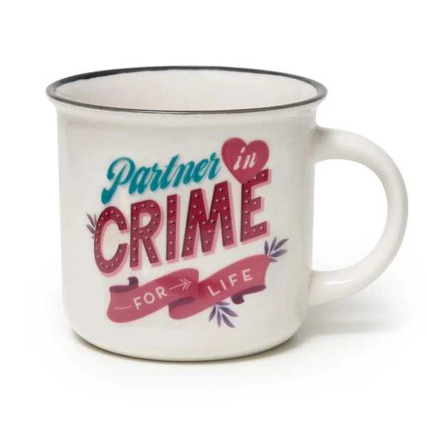 LEGAMI PORCELAIN MUG CUP-PUCCINO 350ml - PARTNER IN CRIME
