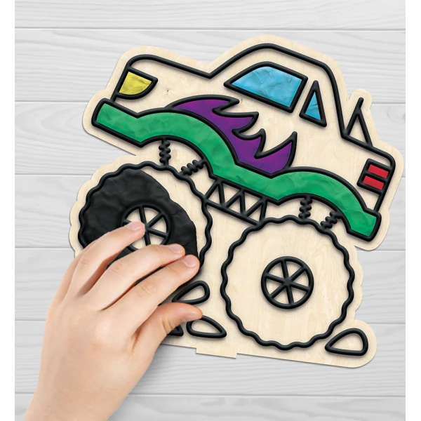 SPLAT PLANET MESS-FREE PAINT KIT WITH CLAY RACE CARS