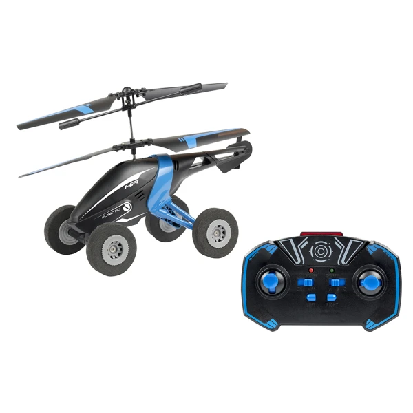 SILVERLIT R/C HELICOPTER FLYBOTIC AIR WHEELZ BLUE