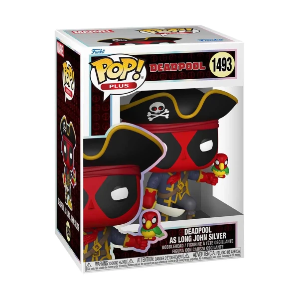 FUNKO POP! PLUS: DEADPOOL - DEADPOOL AS LONG JOHN SILVER BOBBLE-HEAD VINYL FIGURE 1493