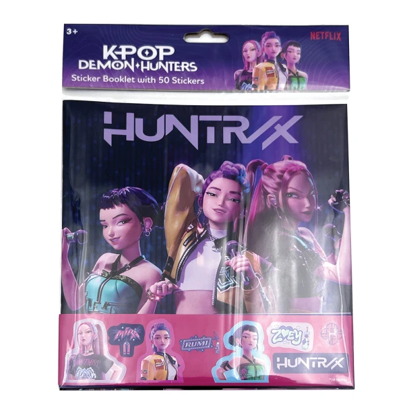 STICKER ALBUM WITH STICKERS K-POP DEMON HUNTERS