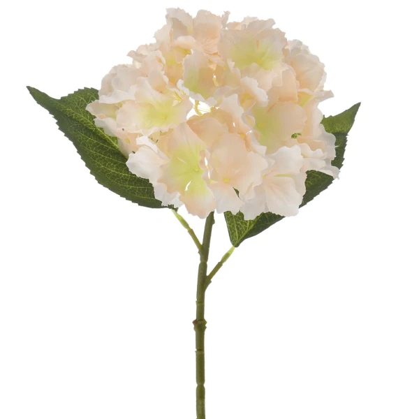 SINGLE SALMON HYDRANGEA 36 cm