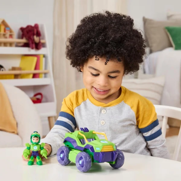 MARVEL IRON MAN AND HIS AWESOME FRIENDS HULK VEHICLE AND FIGURE