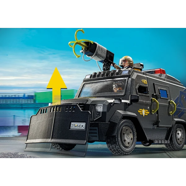 PLAYMOBIL CITY ACTION ΘΩΡΑΚΙΣΜΕΝΟ ΟΧΗΜΑ ΕΙΔΙΚΩΝ ΔΥΝΑΜΕΩΝ