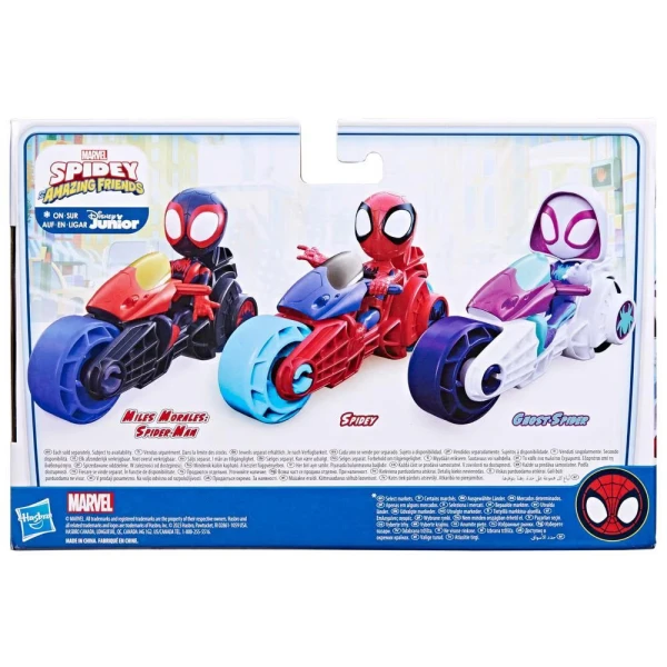 SPIDEY AND HIS AMAZING FRIENDS GHOST SPIDER ΜΕ ΜΟΤΟΣΥΚΛΕΤΑ