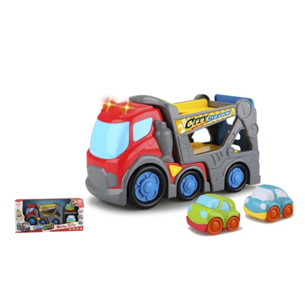 KIDZ 2 GO BIG BUSY CITY - ΜΕΤΑΦΟΡΑ ΑΥΤΟΚΙΝΗΤΩΝ 31 cm