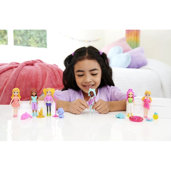 POLLY POCKET - NEW DOLL WITH FASHIONS MEGA PACK HKV97