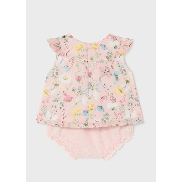 MAYORAL SET SHORT PANTS KNITTED PINK