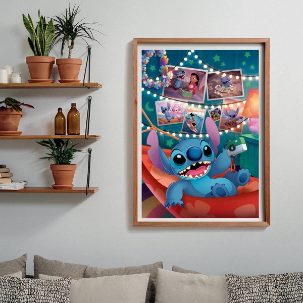 CLEMENTONI ΠΑΖΛ H.Q. DISNEY COLLECTION STITCH - COMPACT BOX 1000 τεμ.