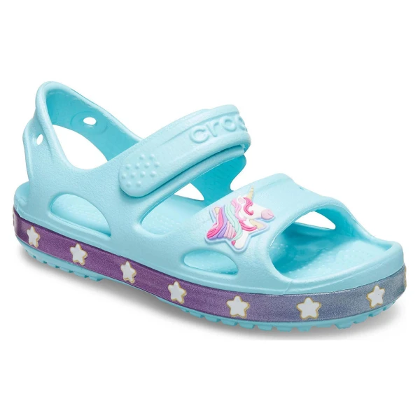 CROCS CROCSFL UNICORN CHARM SANDAL G ICE BLUE