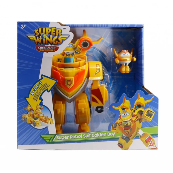 SUPER WINGS SUPER PET ROBOT SUIT - GOLDEN BOY