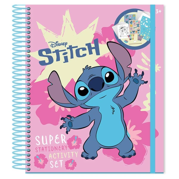 STATIONERY SPIRAL SET 45 pcs STITCH