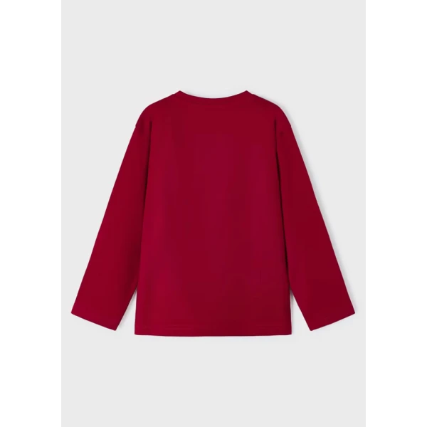 MAYORAL BLOUSE LONG SLEEVES PIZZA RED