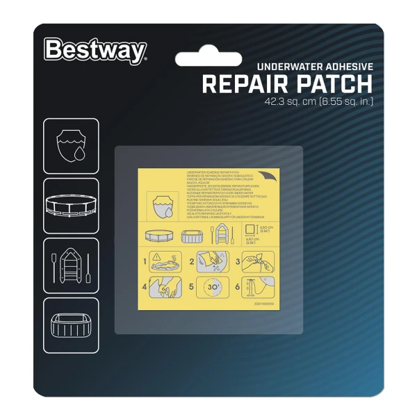 BESTWAY SET WITH 10 REPAIR PATCHES