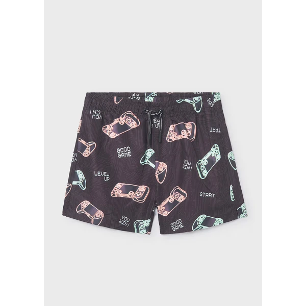 MAYORAL SWIMSUIT PRINTED BLACK 