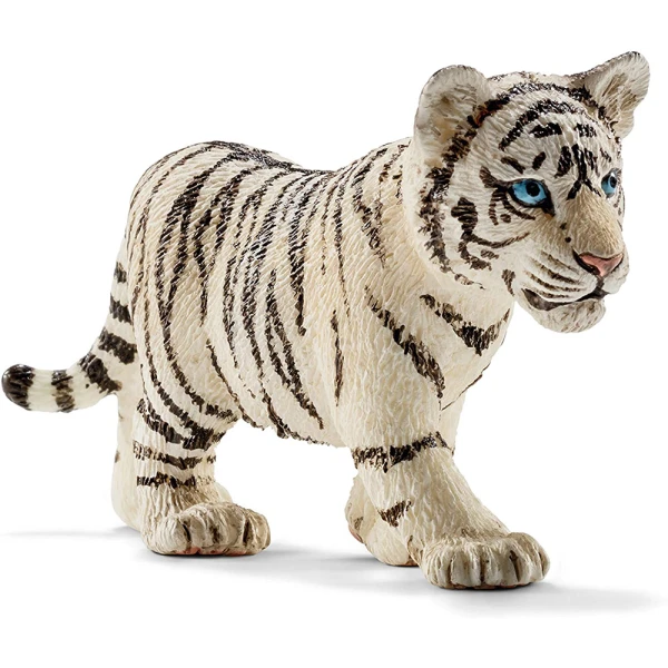 MINIATURE SCHLEICH WHITE BABY TIGER