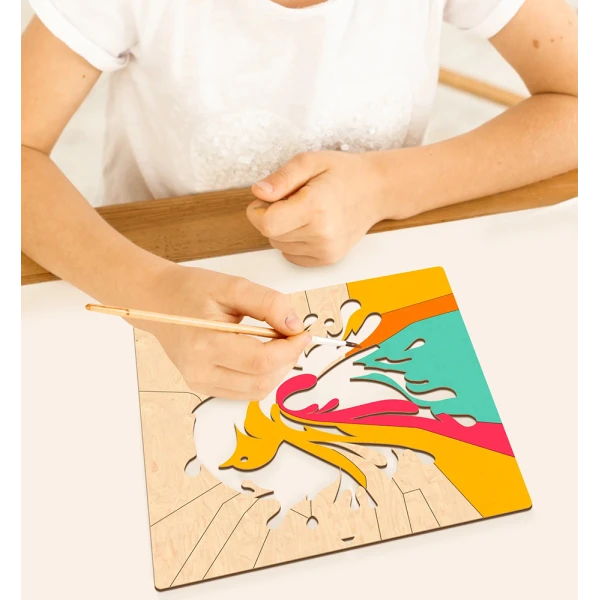 SPLAT PLANET WOODEN ART CRAFT KIT HUMMINGBIRD