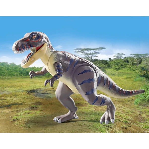 PLAYMOBIL DINOS T-REX ΚΑΙ ΕΞΕΡΕΥΝΗΤΗΣ ΜΕ ΜΟΤΟΣΙΚΛΕΤΑ