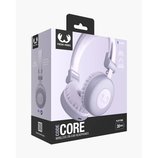 FRESH n REBEL ΑΣΥΡΜΑΤΑ ΑΚΟΥΣΤΙΚΑ ON-EAR CODE CORE DREAMY LILAC