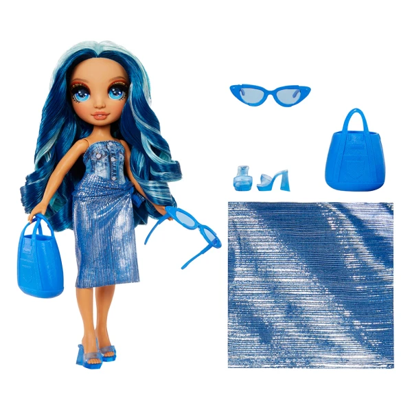 RAINBOW HIGH SWIM & STYLE FASHION ΚΟΥΚΛΑ SKYLER (BLUE)