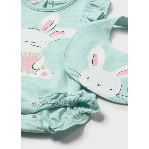MAYORAL TRACKSUIT SET AND BIB PISTACHIO 